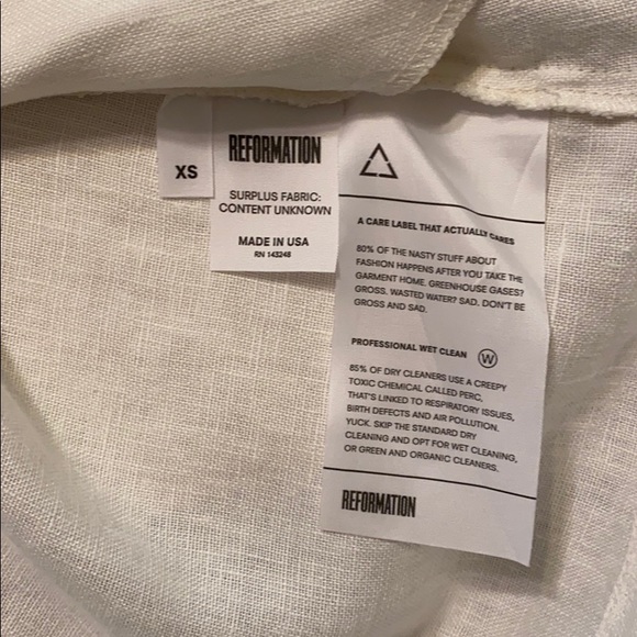 Reformation oversized lace-up dress - Picture 7 of 7